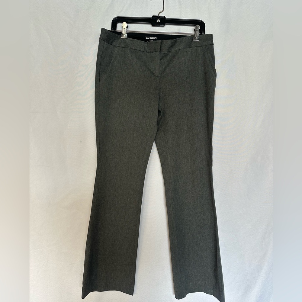 Express Charcoal Gray Trousers columnist size 8R